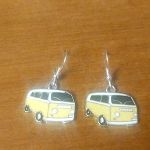 Camper Van earrings VW style